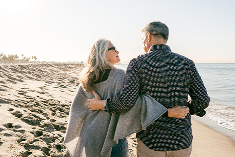 Medicare Guidance - couple on the beach