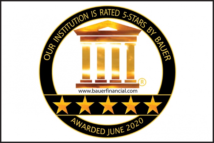 Our Institution is rated 5-stars by Bauer awarded June 2020