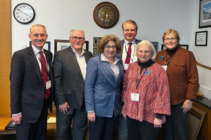 Staff and Board Members of Mayo Employees Federal Credit Union at the Minnesota State Capital to advocate for the Credit Union Difference.