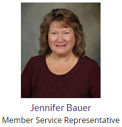 Jennifer Bauer Member Service Representative