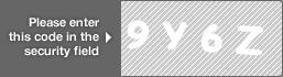 captcha code for visual authentication  number 9 letter Y number 6 letter Z