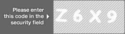 captcha code for visual authentication  letter Z number 6 letter X number 9