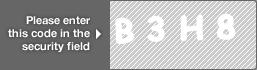 captcha code for visual authentication  letter B number 3 letter H number 8
